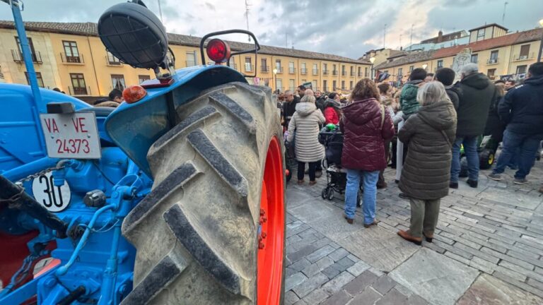 Tractorada infantil: manifestación de los agricultores en Palencia, el 29 de enero de 2026.