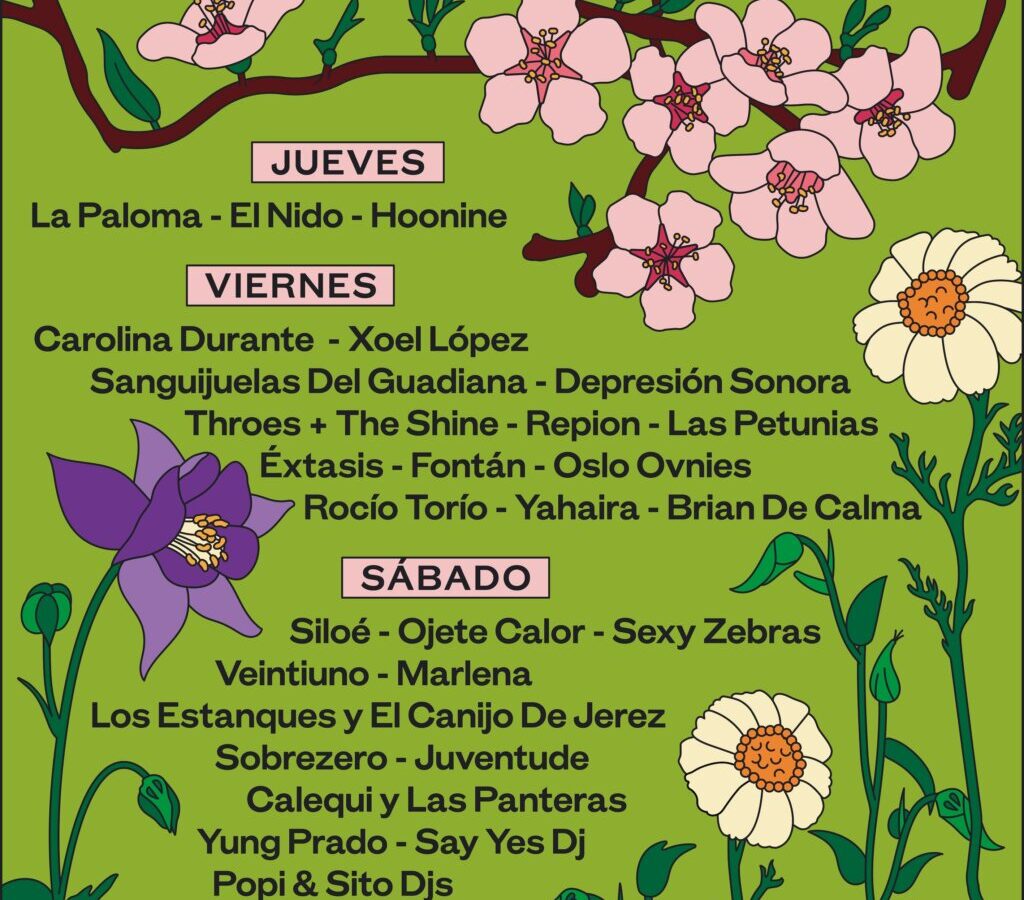Cartel del festival Palencia Sonora 2026 con artistas destacados