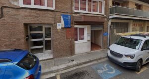 Entrada del CEAS El Carmen en Palencia, lugar de asamblea vecinal.