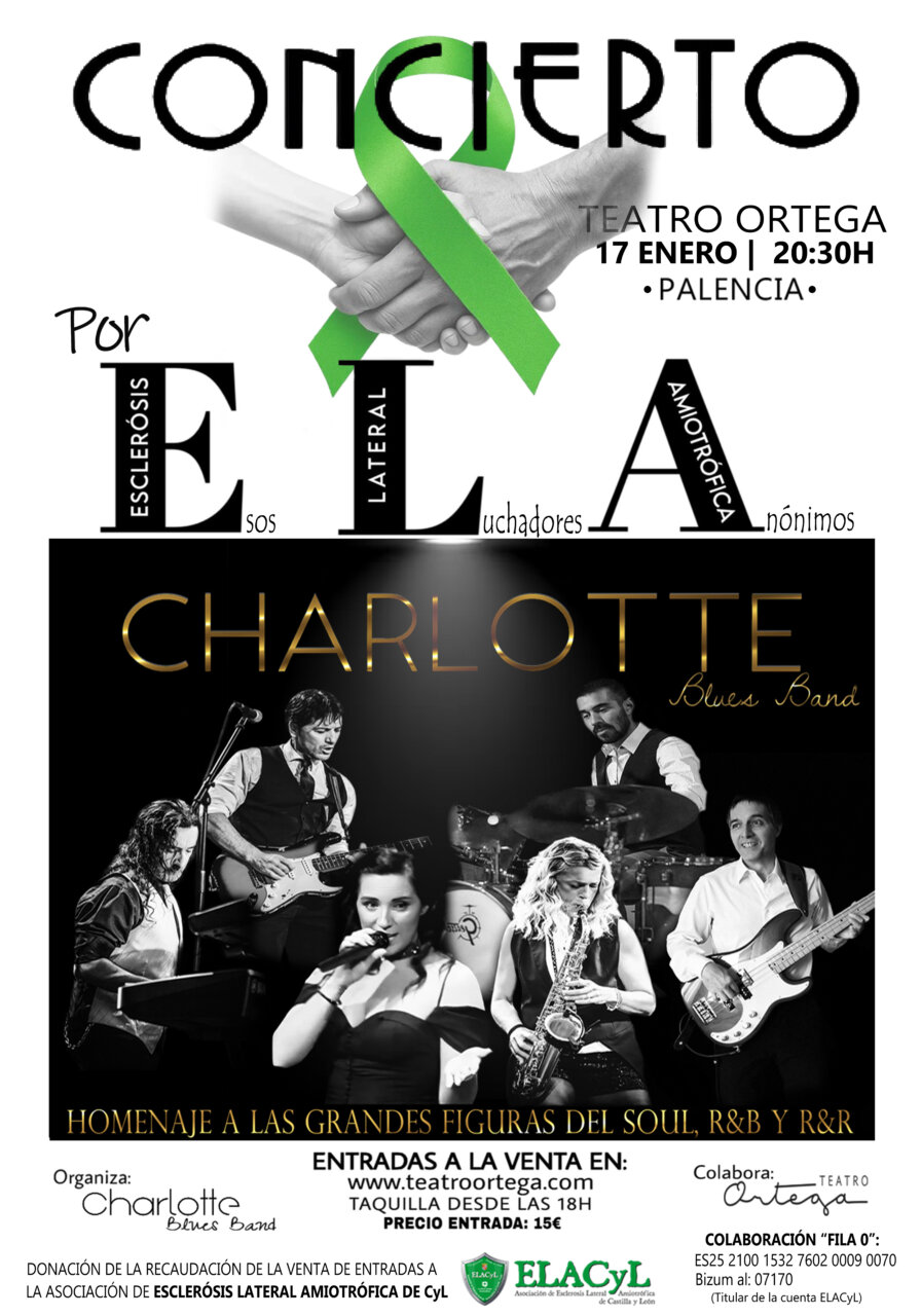 Concierto de la Charlotte Blues Band en el Teatro Ortega de Palencia