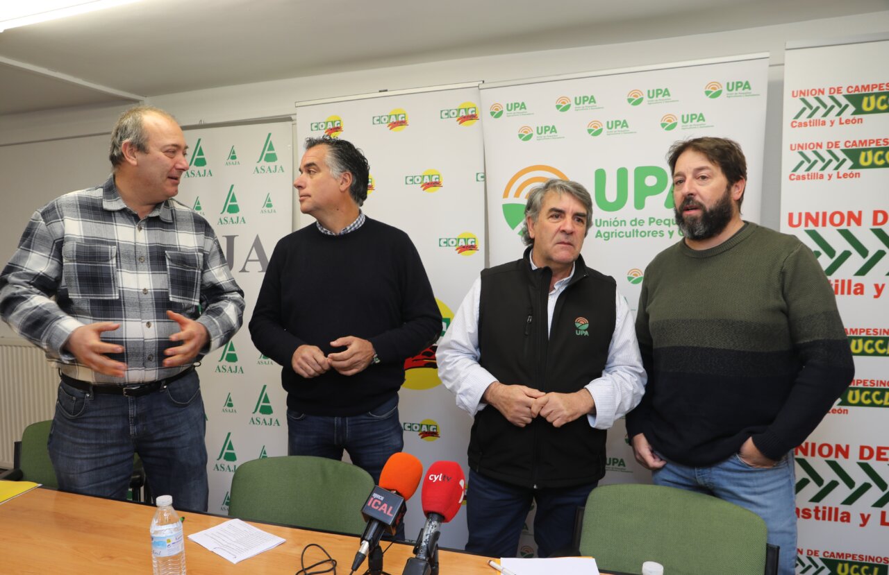 Reunión de líderes agrarios en Palencia para movilización