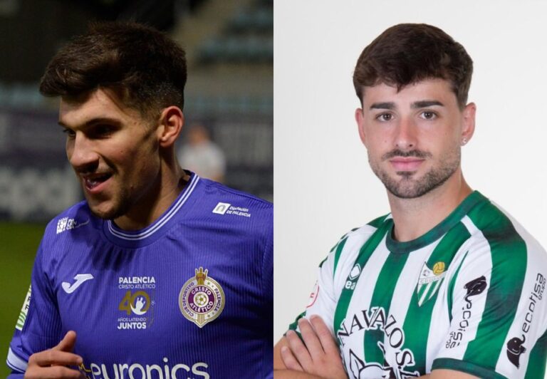 Jugadores del Palencia Cristo Atlético en sus camisetas de equipo