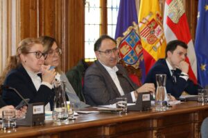 Reunión del Ayuntamiento de Palencia sobre la modificación del IBI