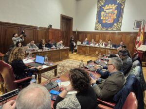 Reunión del Pleno de la Diputación de Palencia sobre acoso laboral