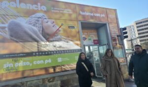 Campaña de promoción turística de Palencia en Plaza de Castilla