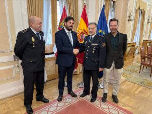 Despedida del comisario jefe de la Policía Nacional en Palencia