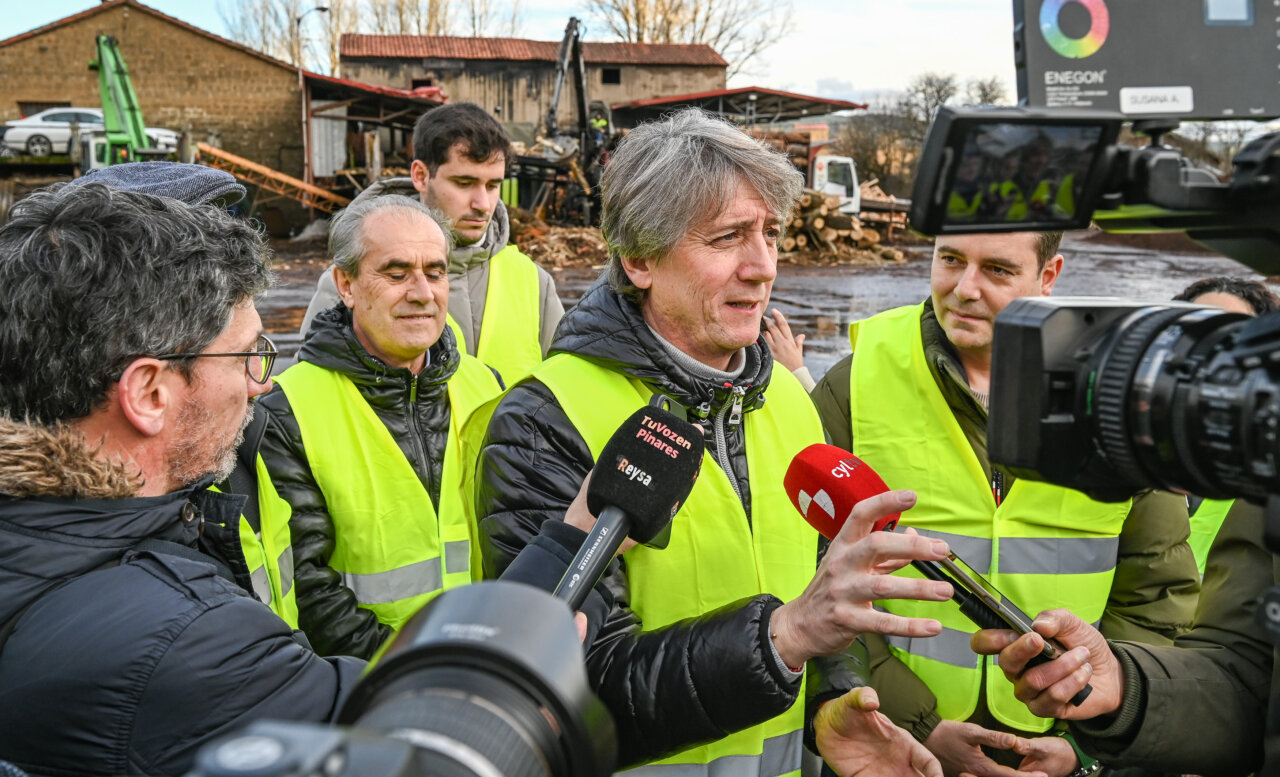 Carlos Martínez hablando sobre el pronóstico del CIS en Castilla y León