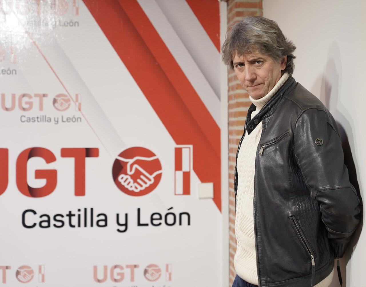 Carlos Martínez en un evento de UGT en Castilla y León