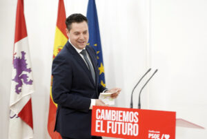 Daniel de la Rosa en un evento del PSOE en Burgos