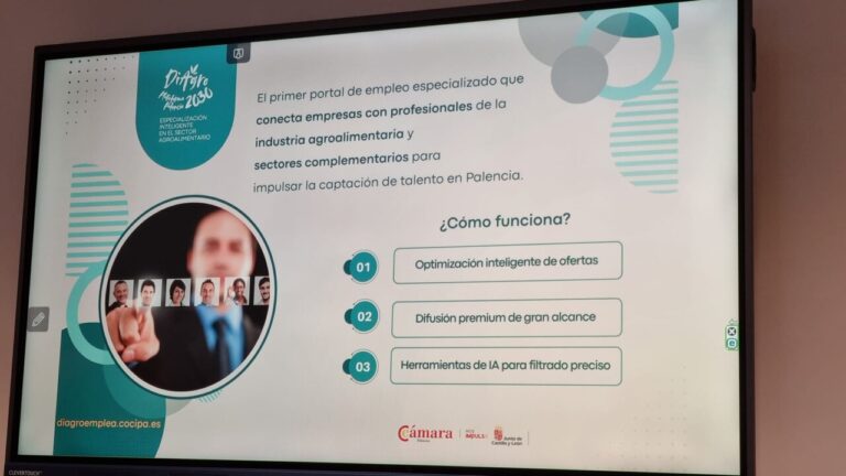 Presentación del portal de empleo DiAgro en Palencia