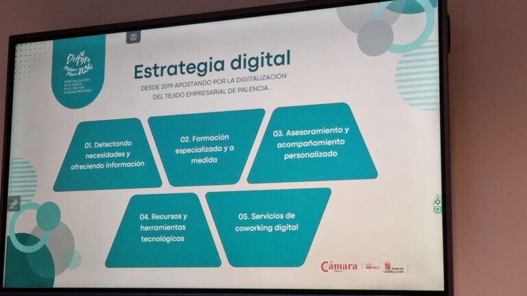 Presentación sobre digitalización del sector agroalimentario en Palencia