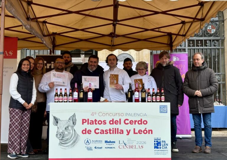 Participantes del IV Concurso de Platos del Cerdo en Palencia
