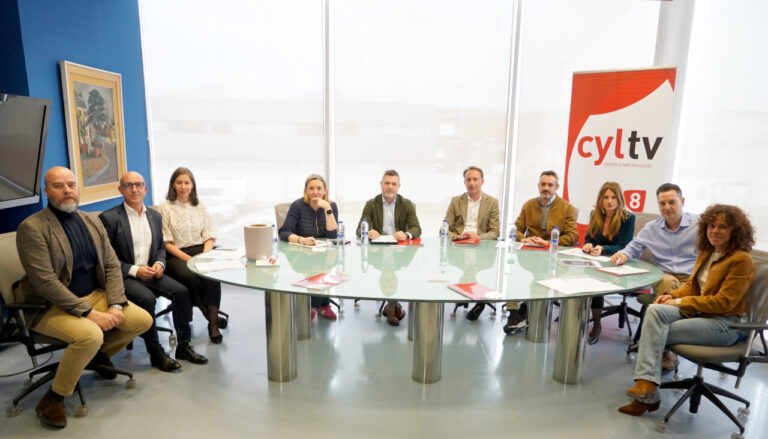 Reunión de líderes políticos en el debate de elecciones autonómicas de CyLTV