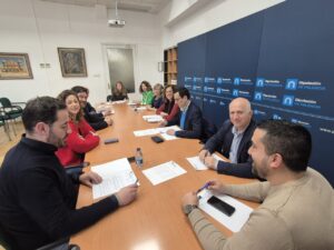 Reunión de la Diputación de Palencia y la Universidad de Burgos sobre monitorización ambiental
