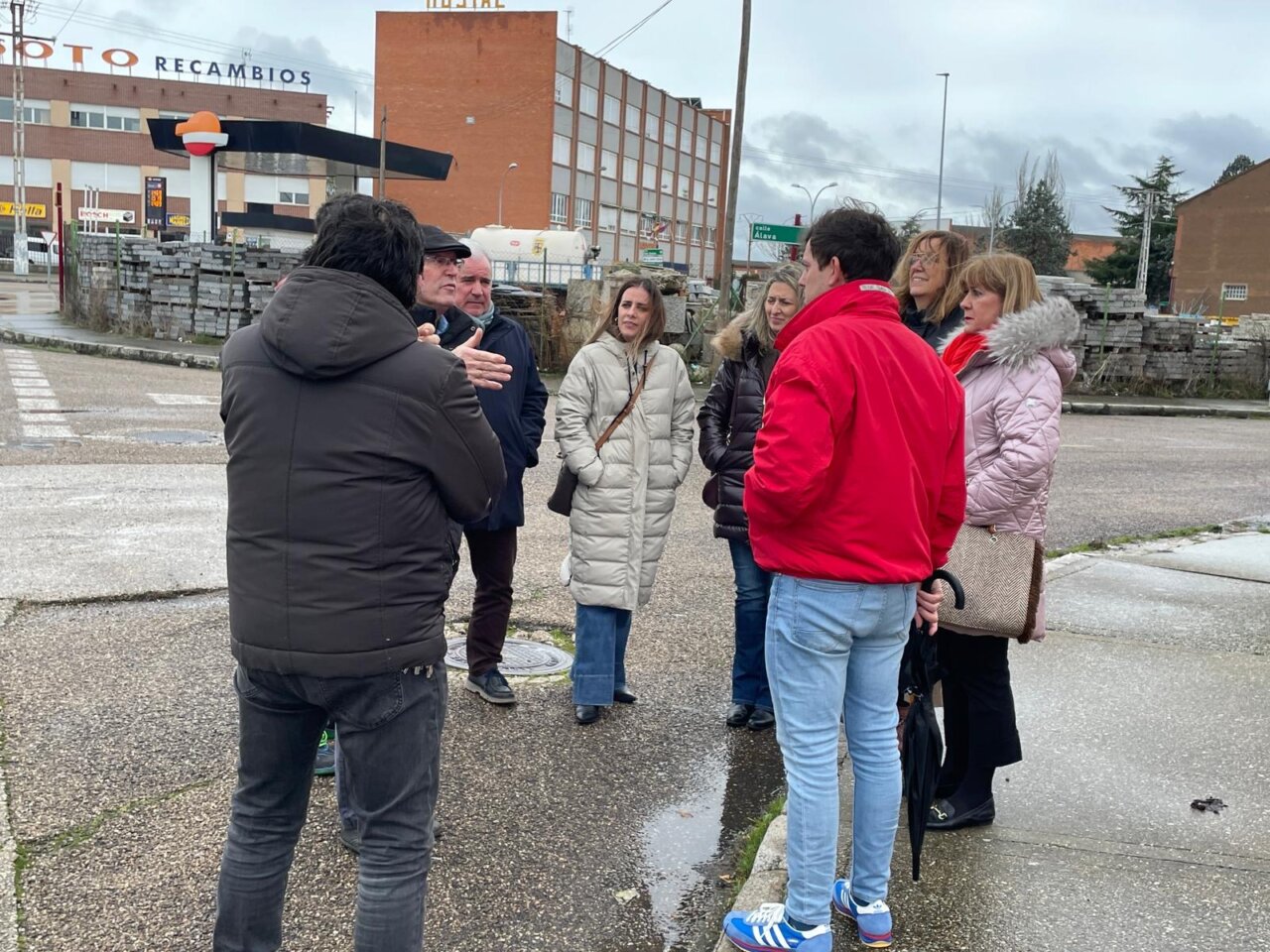 Reunión del Grupo Popular con empresarios en un polígono industrial