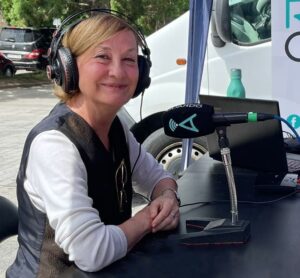 Isabel Quiñones en una presentación de proyecto turístico en Guardo