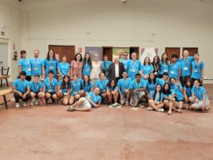 Grupo de jóvenes participantes en el programa Rural Skills en Palencia