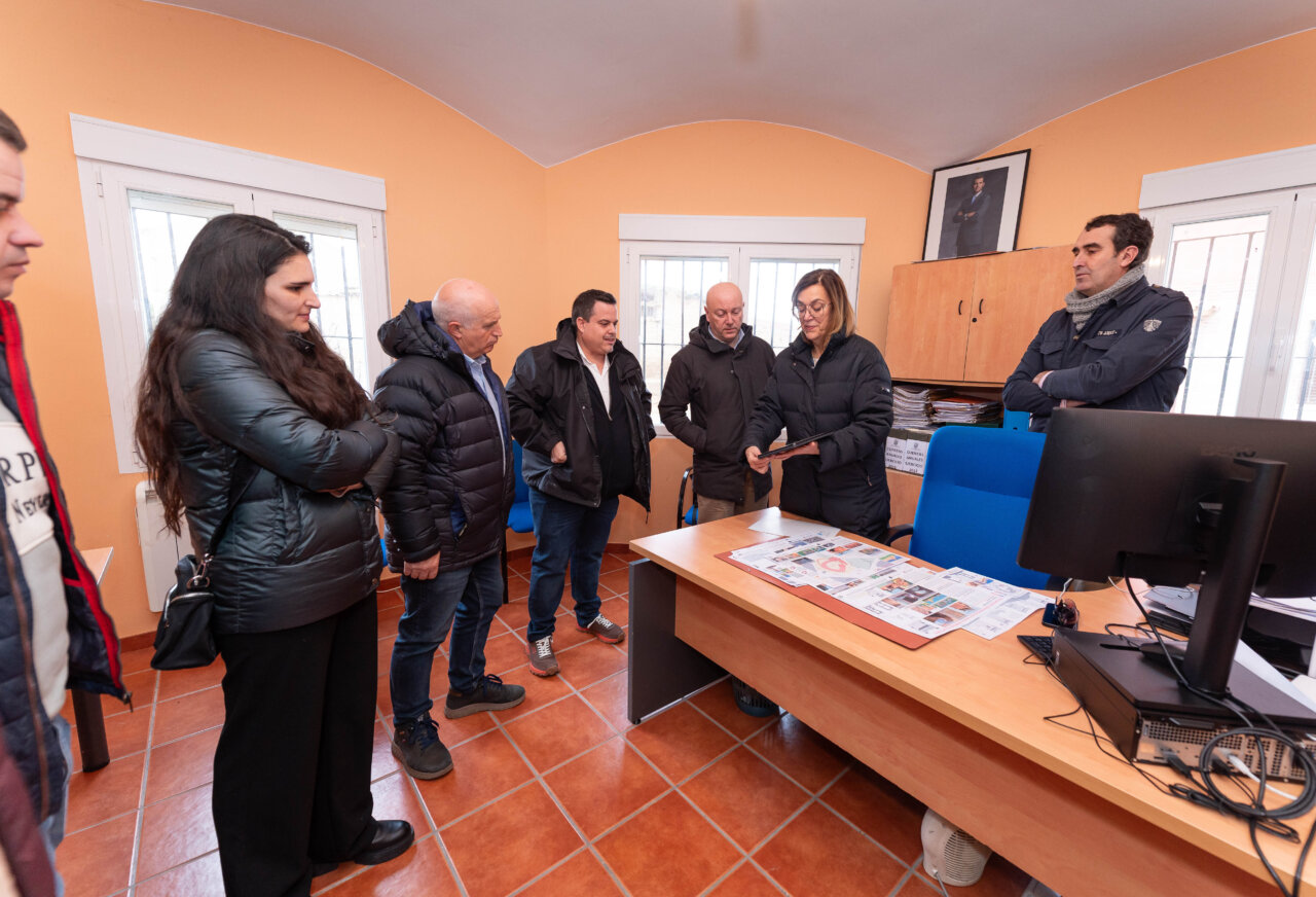 Visita institucional al Castillo de Belmonte de Campos.