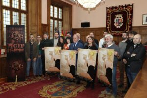 Presentación de la 35ª Muestra de Cine Internacional de Palencia con participantes y carteles