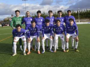 Equipo de fútbol Palencia Cristo Atlético en su visita al Numancia B