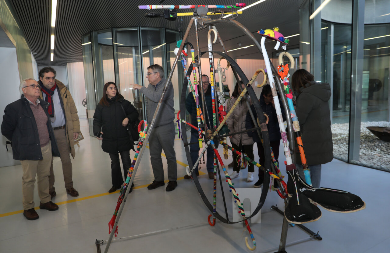 Inauguración de la exposición 'Mirar' en el Centro Sociocultural Lecrác de Palencia