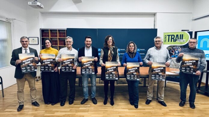 Presentación de la III edición del Palencia Trail Series con varios representantes