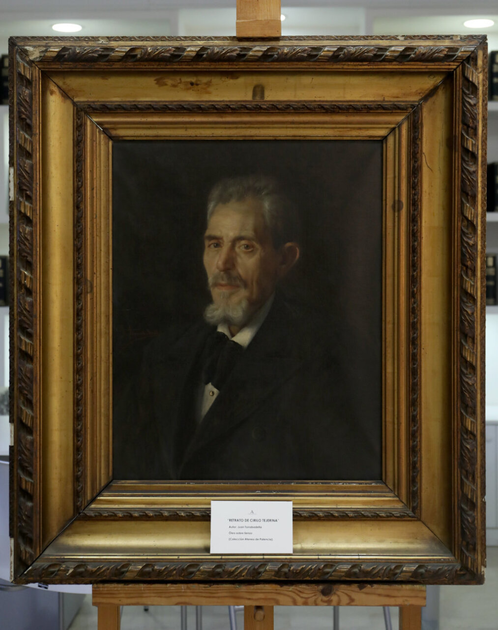 Retrato de Cirilo Tejerina Gatón, primer alcalde republicano de Palencia