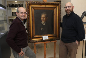 Retrato de Cirilo Tejerina Gatón en el Ateneo de Palencia