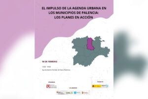Cartel del taller sobre la Agenda Urbana en Paredes de Nava