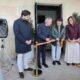 Inauguración del nuevo Ayuntamiento de Herrera de Pisuerga con autoridades locales.