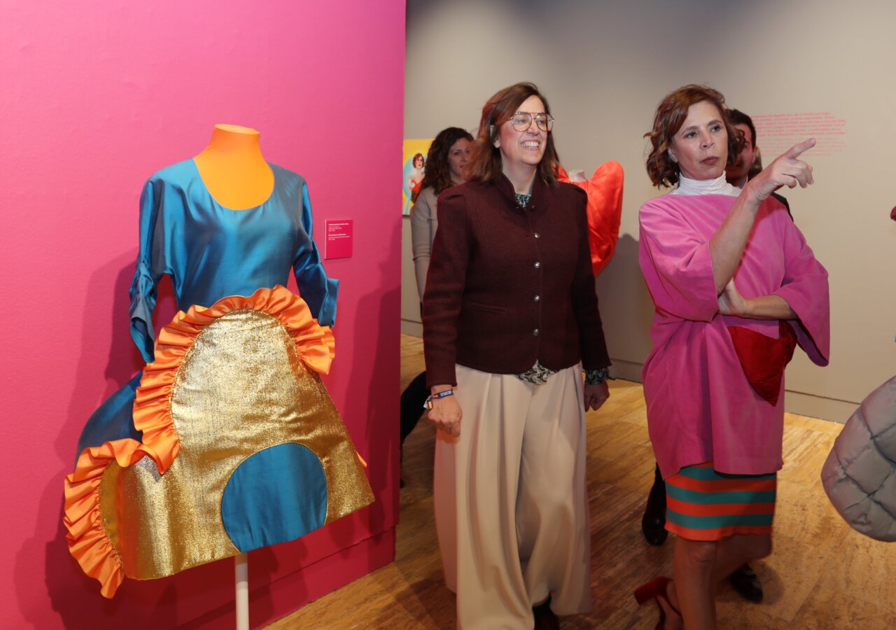 Ágatha Ruiz de la Prada en la presentación de su libro en Palencia