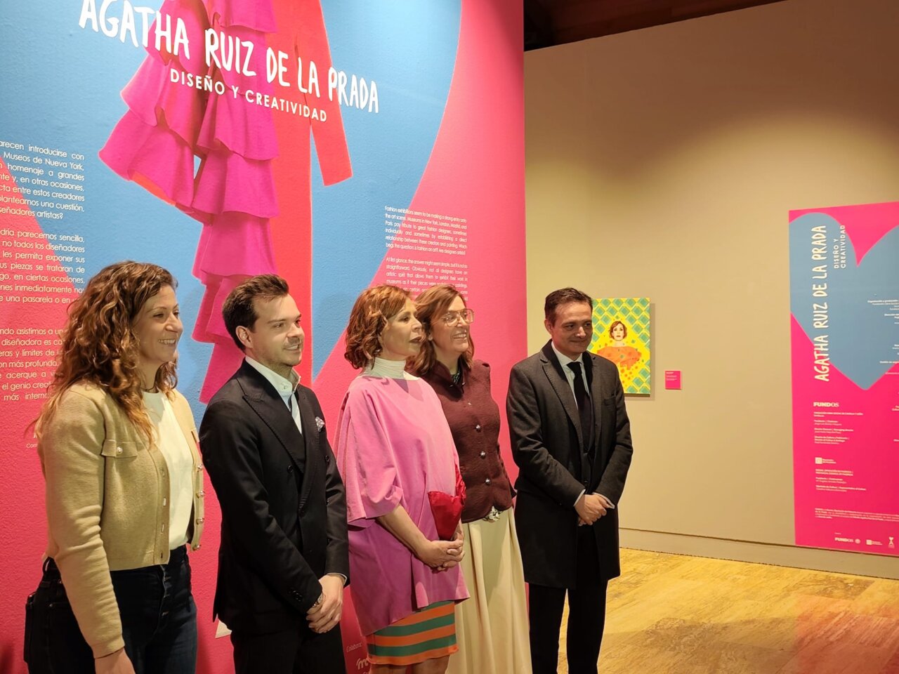 Ágatha Ruiz de la Prada en la presentación de su libro en Palencia
