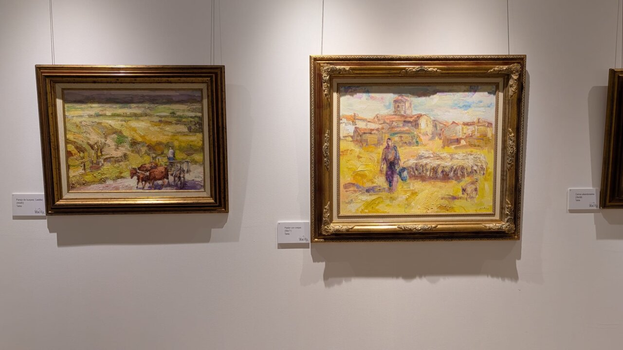 Obra pictórica de Antonio de la Peña en exposición en Palencia
