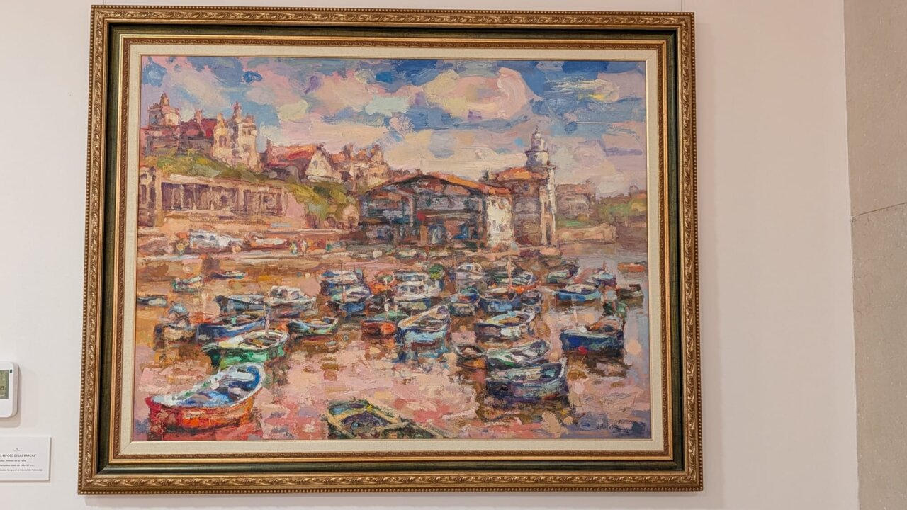 Obra pictórica de Antonio de la Peña en exposición en Palencia
