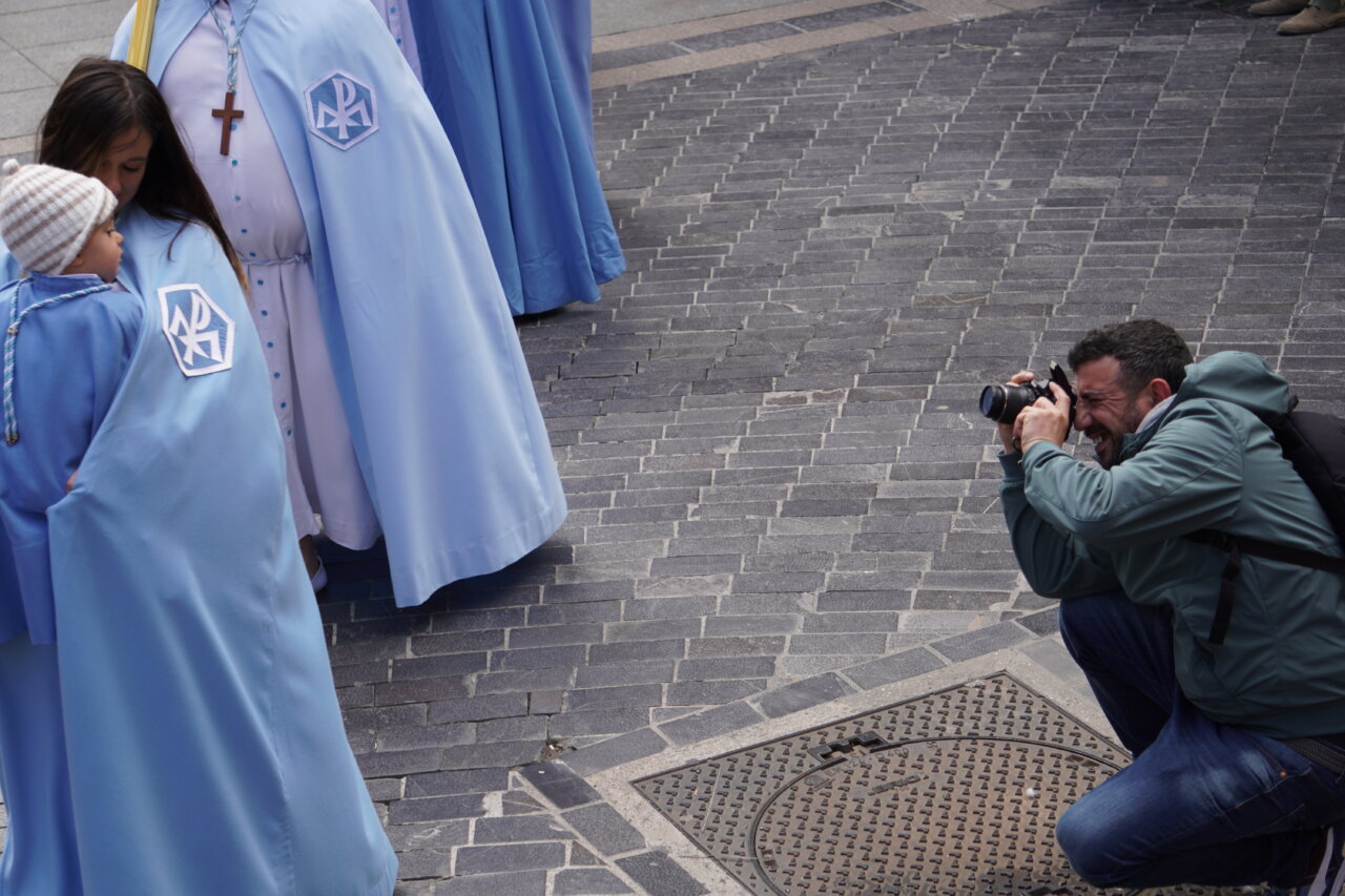 Fotografía de la procesión de La Borriquilla en Palencia