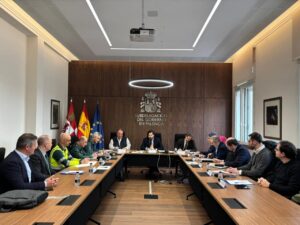 Reunión de coordinación para el operativo del eclipse solar en Palencia
