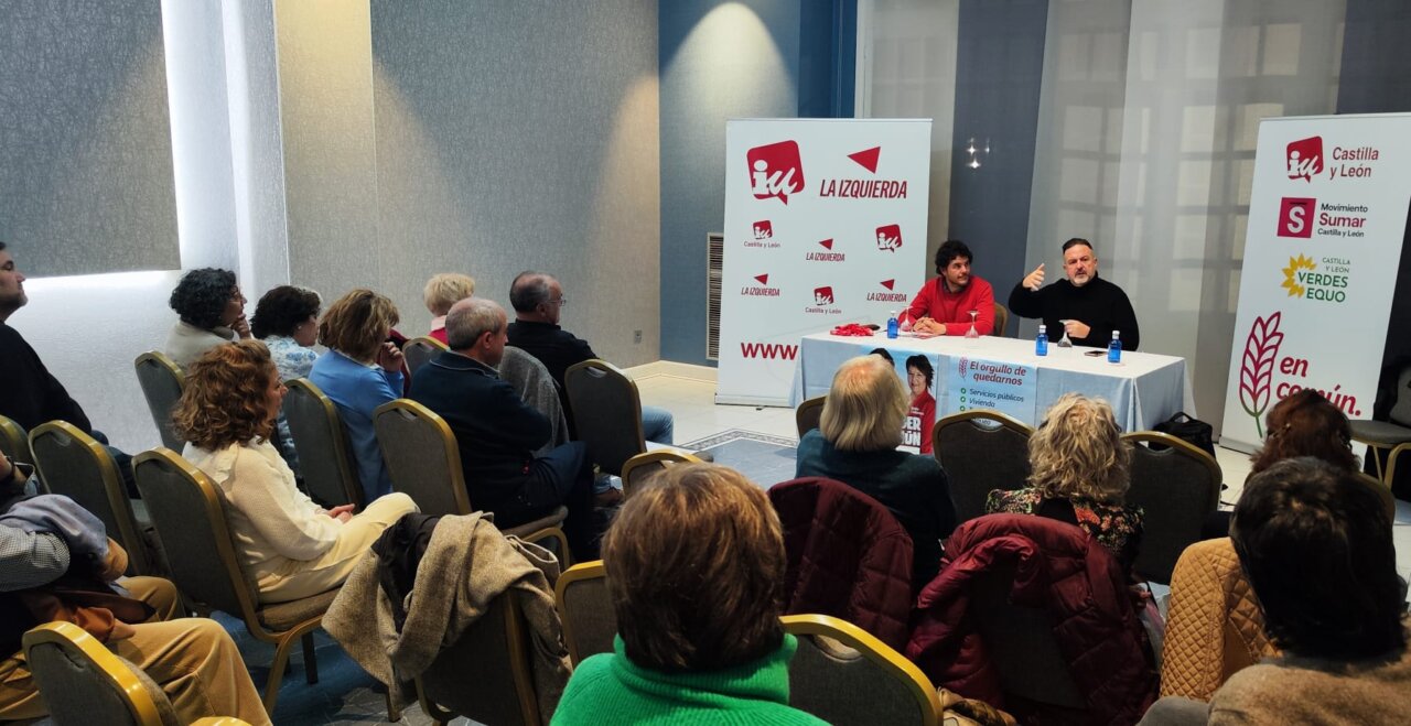 Reunión política con Manu Pineda y Eduardo Velázquez en Palencia