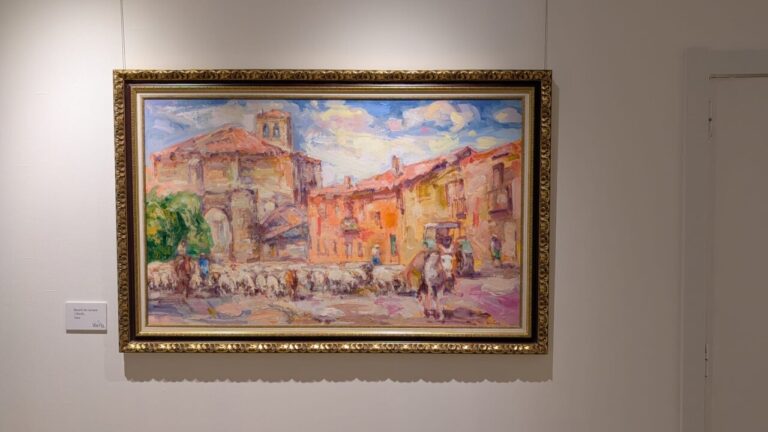 Obra pictórica de Antonio de la Peña en exposición en Palencia