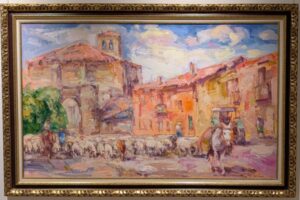 Obra pictórica de Antonio de la Peña en exposición en Palencia