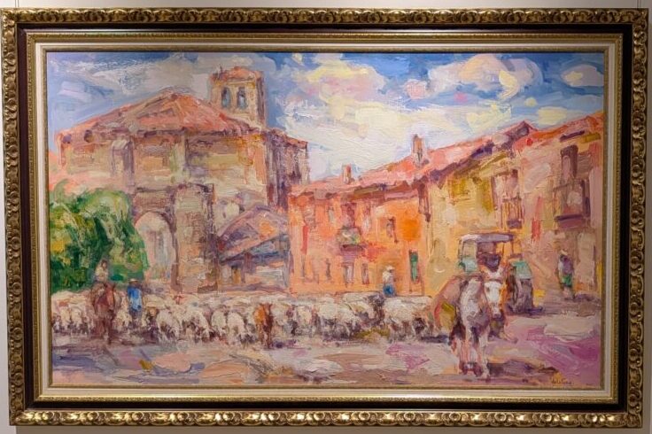 Obra pictórica de Antonio de la Peña en exposición en Palencia