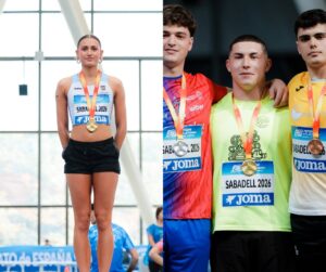 Aitana Alonso y Yeray Royuela con medallas en Sabadell 2026
