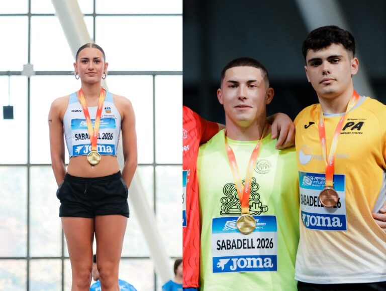 Aitana Alonso y Yeray Royuela con medallas en Sabadell 2026
