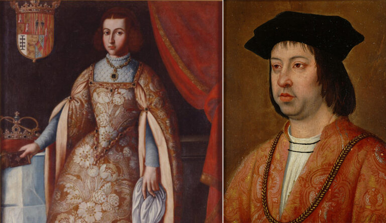Retratos de Germana de Foix y Fernando el Católico en su boda real