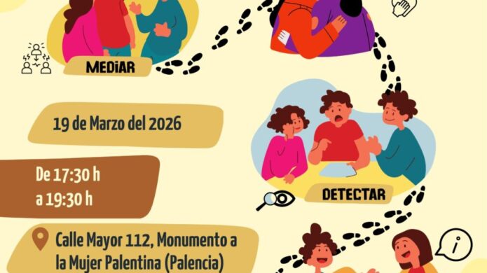 Cartel del evento Caminando hacia el Trabajo Social en Palencia