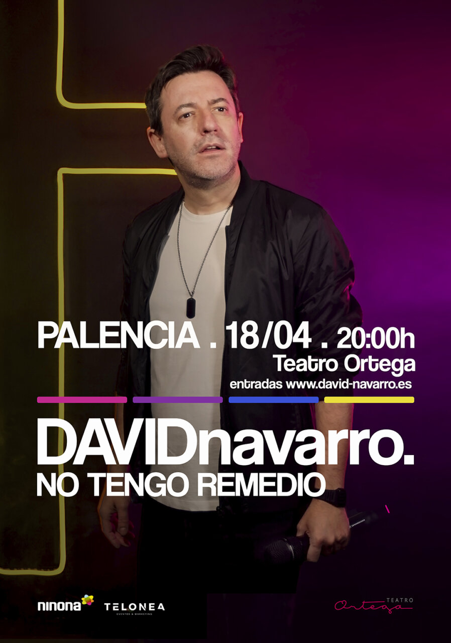 Cartel del espectáculo No Tengo Remedio de David Navarro en Palencia