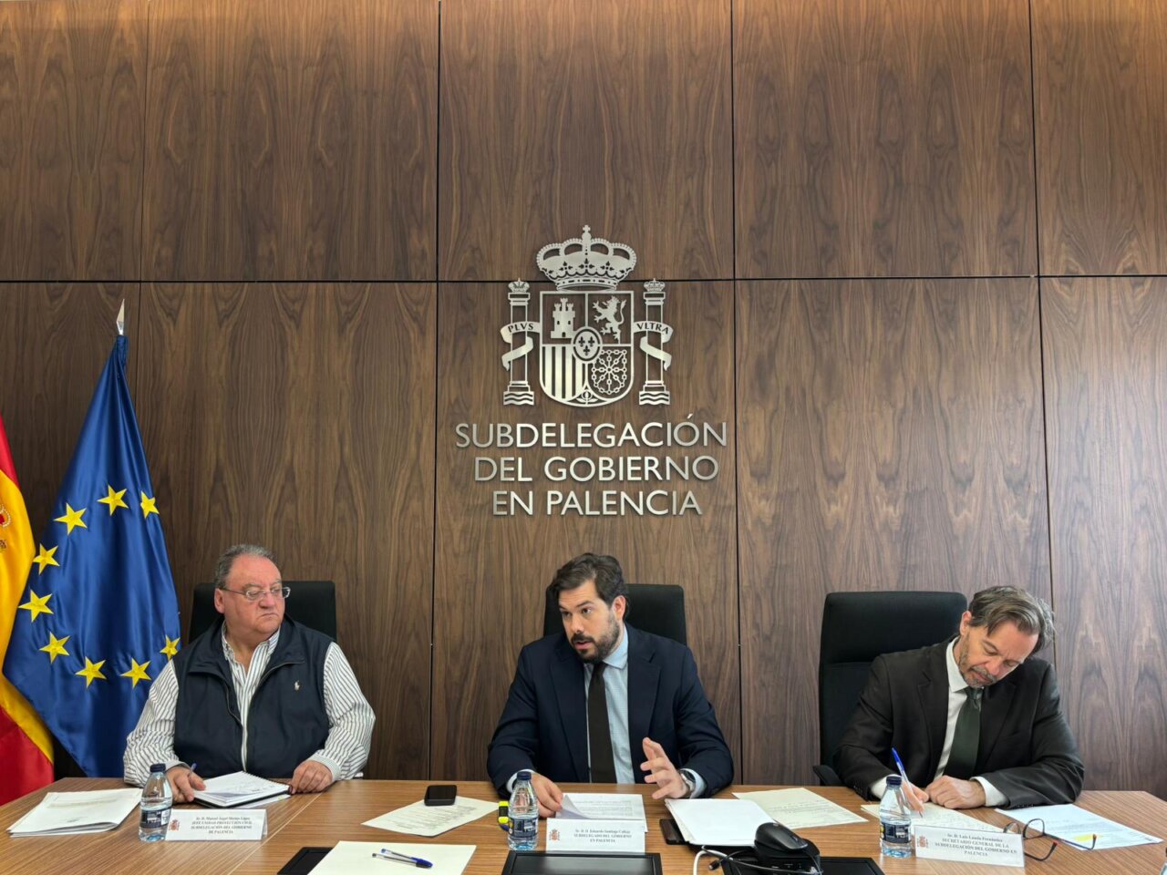 Reunión en la Subdelegación del Gobierno en Palencia sobre el eclipse solar