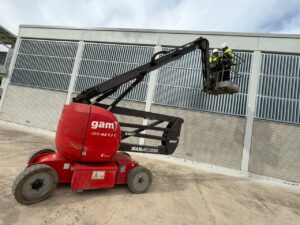 Curso de formación sobre plataformas elevadoras en Villamuriel de Cerrato