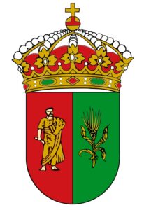 Escudo de Marcilla con figura y elementos heráldicos