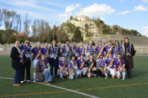 El Palencia Fútbol Femenino rinde homenaje a once mujeres. Fotografía: Javier Núñez.