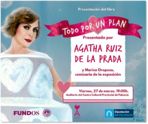 Cartel de presentación del libro Todo por un plan de Agatha Ruiz de la Prada